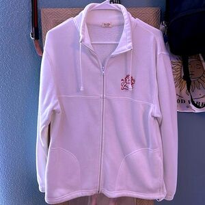 John Galt (Brandy Melville) White zip up with devil!